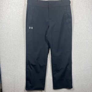 Under Armour Golf Pants Mens 36x30 Black Storm Water Repellent EUC